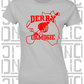 County Map Camogie Ladies Skinny-Fit T-Shirt - Derry
