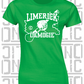 County Map Camogie Ladies Skinny-Fit T-Shirt - Limerick