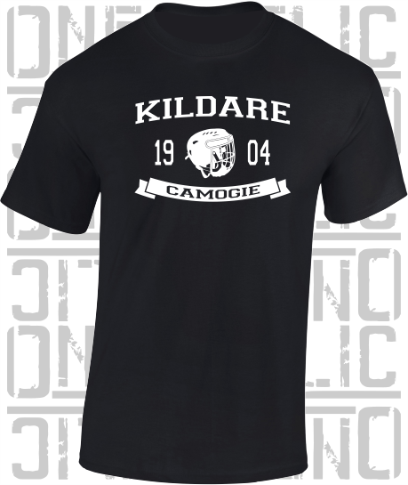 Camogie Helmet T-Shirt - Adult - Kildare