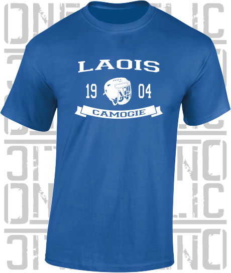Camogie Helmet T-Shirt - Adult - Laois
