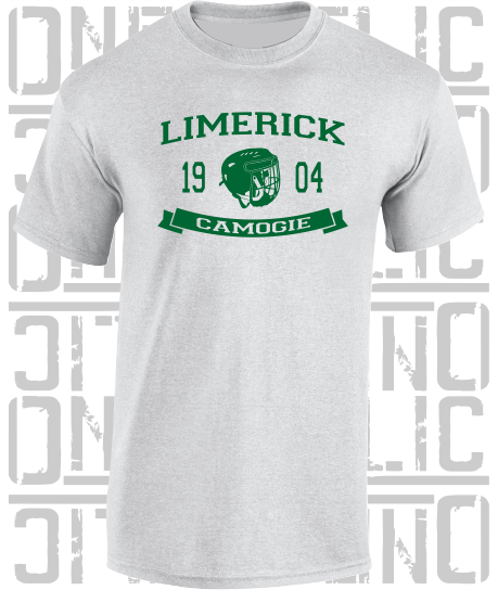 Camogie Helmet T-Shirt - Adult - Limerick