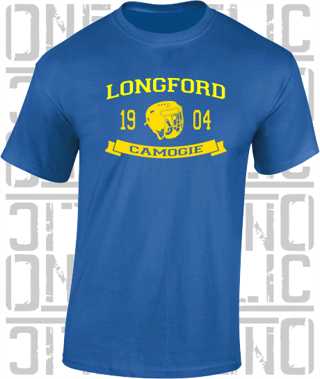 Camogie Helmet T-Shirt - Adult - Longford
