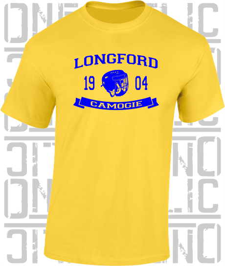 Camogie Helmet T-Shirt - Adult - Longford