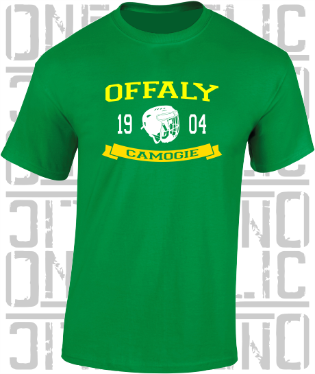 Camogie Helmet T-Shirt - Adult - Offaly