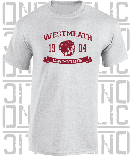 Camogie Helmet T-Shirt - Adult - Westmeath
