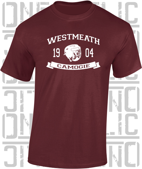 Camogie Helmet T-Shirt - Adult - Westmeath