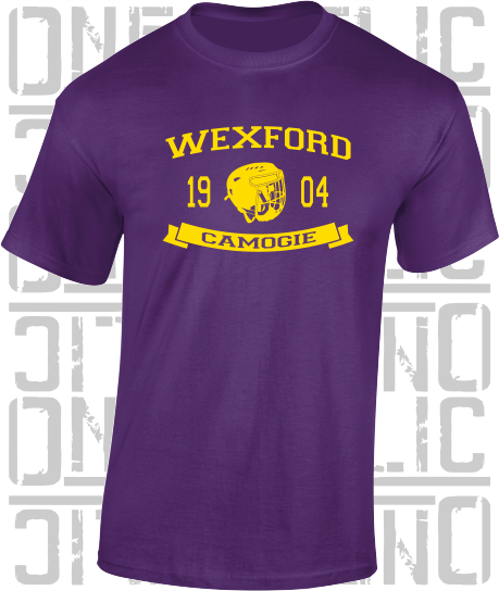 Camogie Helmet T-Shirt - Adult - Wexford