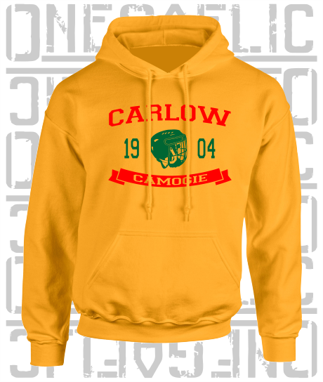 Camogie Helmet Design Hoodie - Adult - Carlow