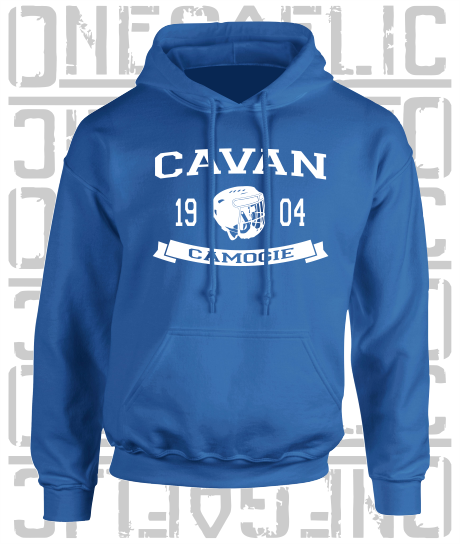 Camogie Helmet Design Hoodie - Adult - Cavan