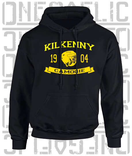 Camogie Helmet Design Hoodie - Adult - Kilkenny