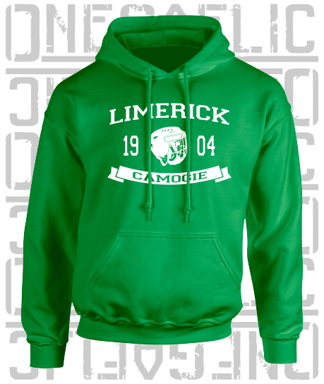 Camogie Helmet Design Hoodie - Adult - Limerick