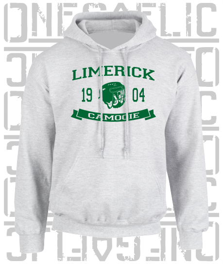 Camogie Helmet Design Hoodie - Adult - Limerick