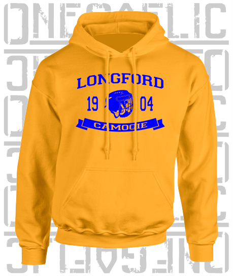 Camogie Helmet Design Hoodie - Adult - Longford