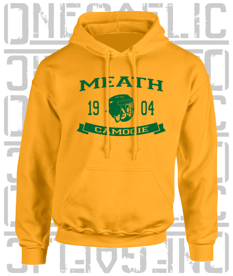 Camogie Helmet Design Hoodie - Adult - Meath