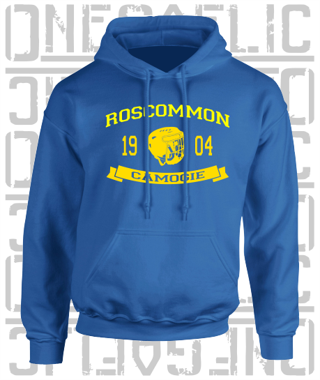 Camogie Helmet Design Hoodie - Adult - Roscommon