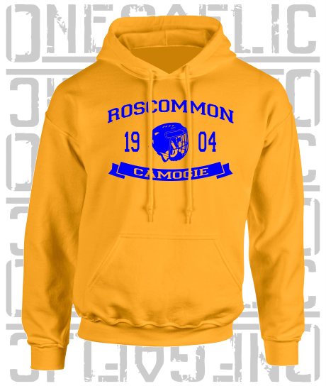 Camogie Helmet Design Hoodie - Adult - Roscommon