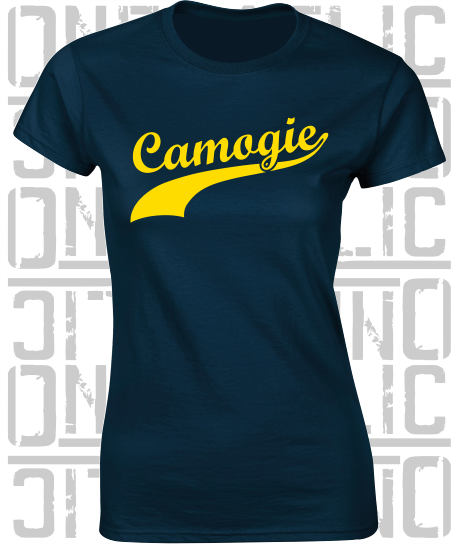 Camogie Swash T-Shirt - Ladies Skinny-Fit - Antrim