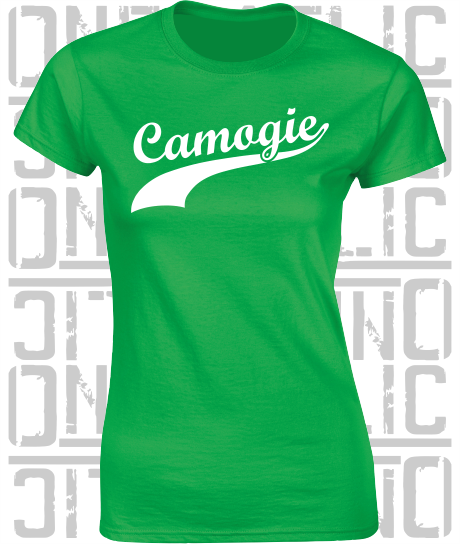 Camogie Swash T-Shirt - Ladies Skinny-Fit - Fermanagh
