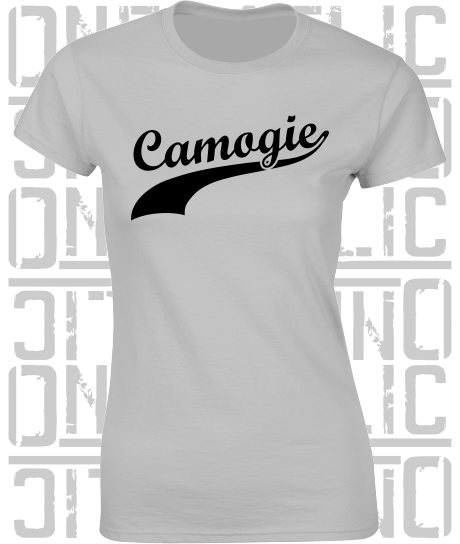 Camogie Swash T-Shirt - Ladies Skinny-Fit - Kildare