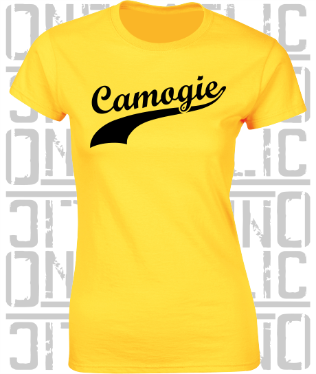 Camogie Swash T-Shirt - Ladies Skinny-Fit - Kilkenny