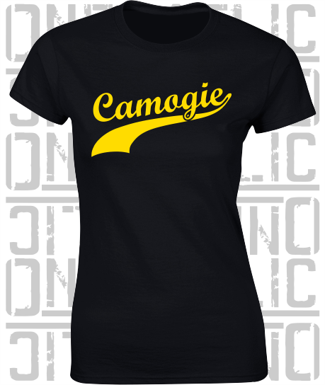 Camogie Swash T-Shirt - Ladies Skinny-Fit - Kilkenny