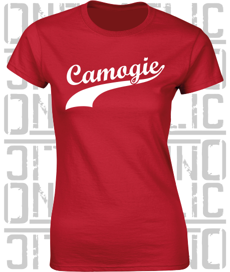 Camogie Swash T-Shirt - Ladies Skinny-Fit - Louth