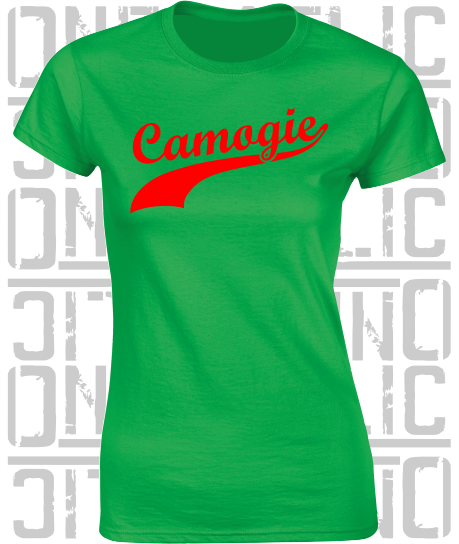Camogie Swash T-Shirt - Ladies Skinny-Fit - Mayo