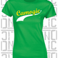 Camogie Swash T-Shirt - Ladies Skinny-Fit - Offaly