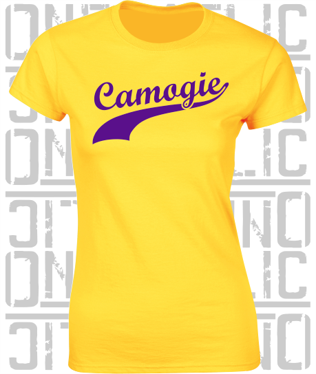Camogie Swash T-Shirt - Ladies Skinny-Fit - Wexford