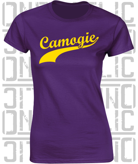Camogie Swash T-Shirt - Ladies Skinny-Fit - Wexford
