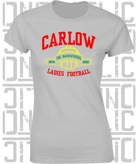 Ladies Gaelic Football T-Shirt - Ladies Skinny-Fit - All Counties Available