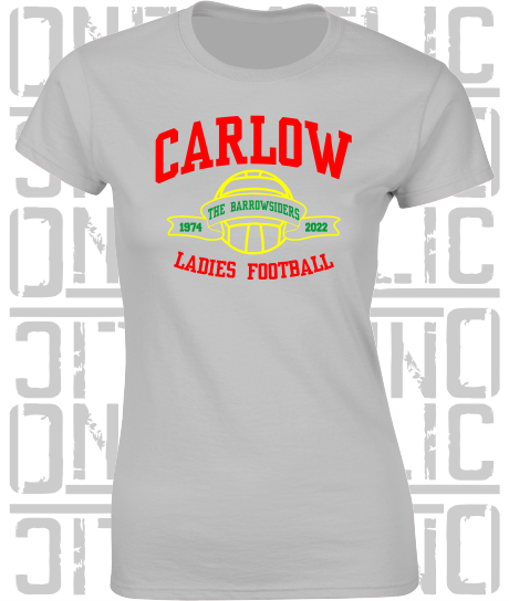Ladies Football - Gaelic - Ladies Skinny-Fit T-Shirt - Carlow