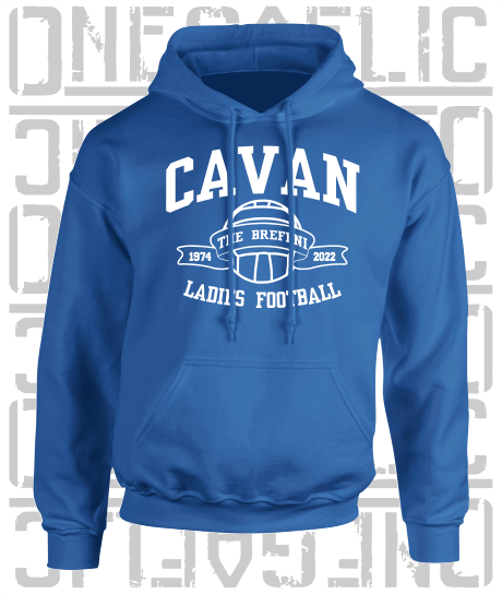 Ladies Football - Gaelic - Adult Hoodie - Cavan