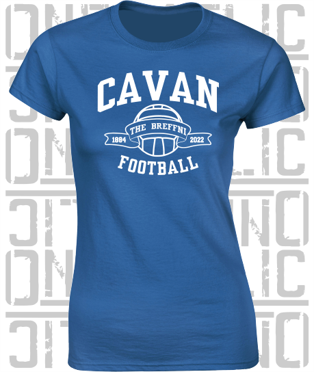 Football - Gaelic - Ladies Skinny-Fit T-Shirt - Cavan