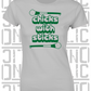 Chicks With Sticks, Camogie Ladies Skinny-Fit T-Shirt - Fermanagh
