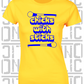 Chicks With Sticks, Camogie Ladies Skinny-Fit T-Shirt - Longford