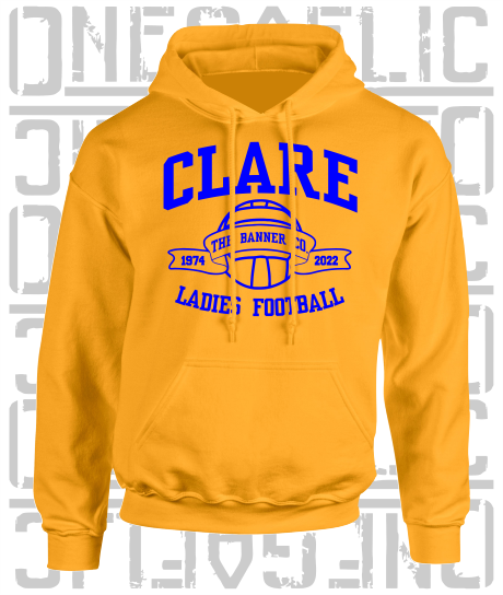 Ladies Gaelic Football Hoodie - Adult - All Counties Available