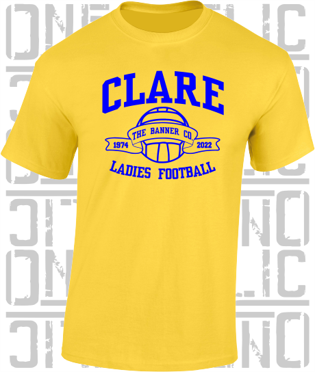 Ladies (Gaelic) Football T-Shirt - Adult - All Counties Available