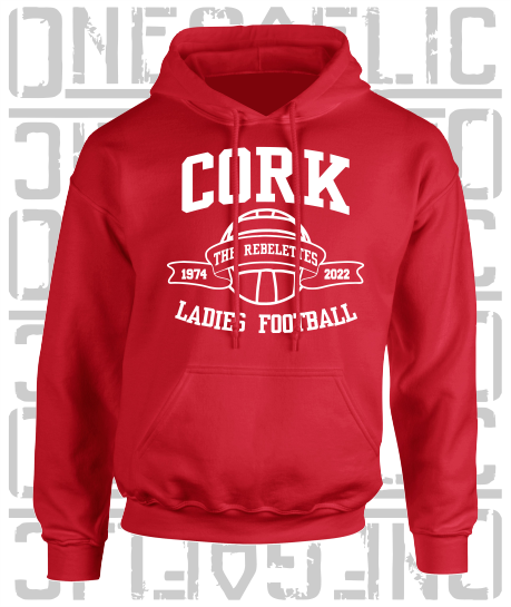 Ladies Gaelic Football Hoodie - Adult - All Counties Available