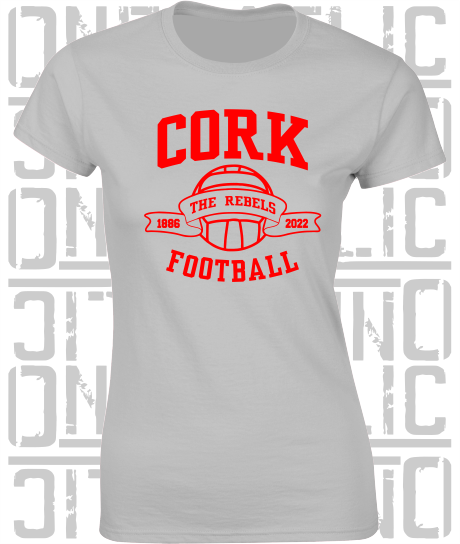 Football - Gaelic - Ladies Skinny-Fit T-Shirt - Cork