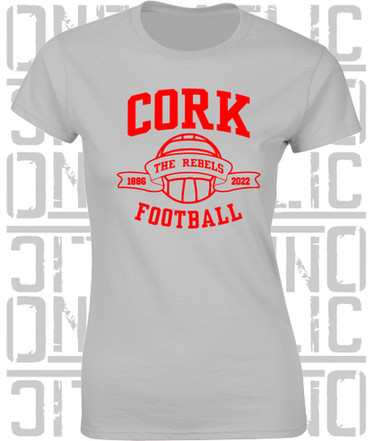 Football - Gaelic - Ladies Skinny-Fit T-Shirt - Cork