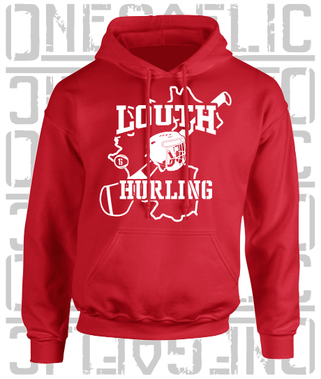 County Map Hurling Hoodie - Adult - All Counties Available