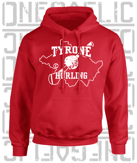 County Map Hurling Hoodie - Adult - All Counties Available