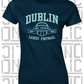 Ladies Football - Gaelic - Ladies Skinny-Fit T-Shirt - Dublin