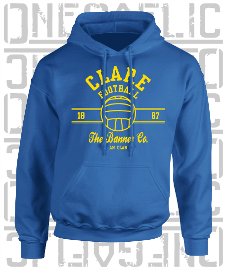 Gaelic Football Hoodie - Adult - Clare