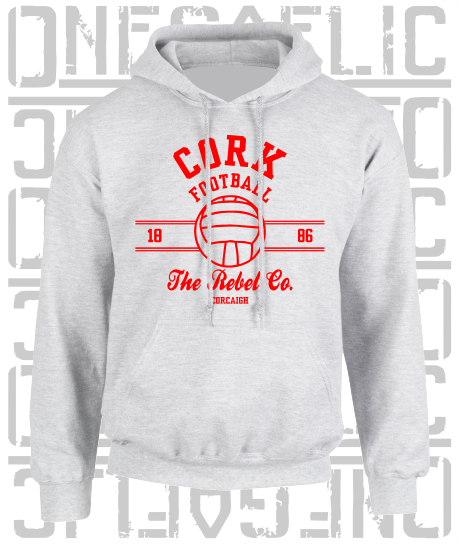 Gaelic Football Hoodie - Adult - Cork