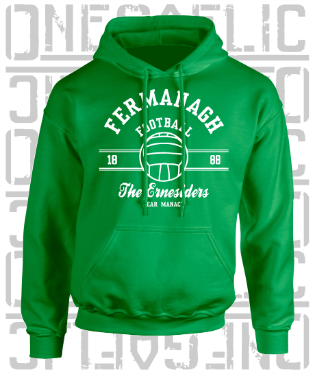 Gaelic Football Hoodie - Adult - Fermanagh