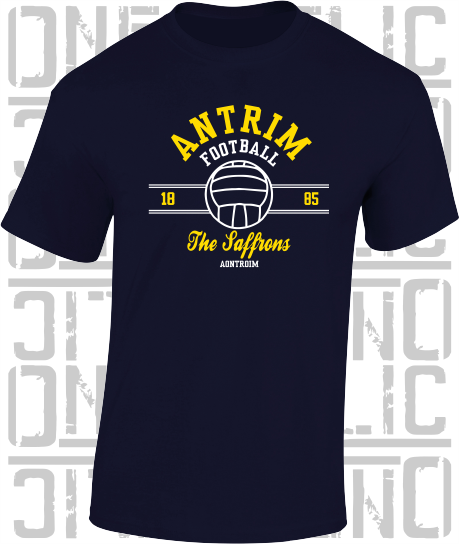 Gaelic Football T-Shirt  - Adult - Antrim