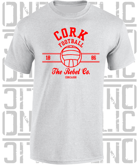 Gaelic Football T-Shirt - Adult - Cork