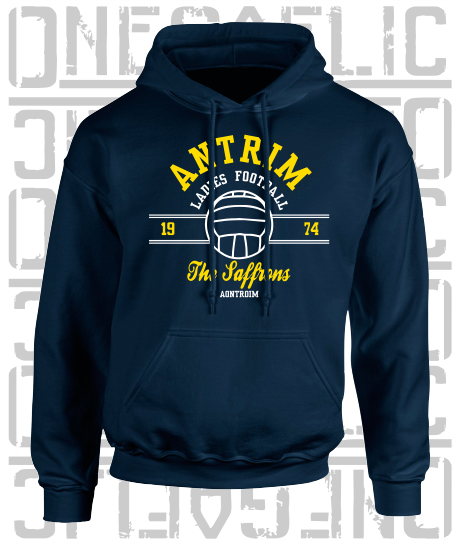 Ladies Gaelic Football LGF Hoodie - Adult - Antrim